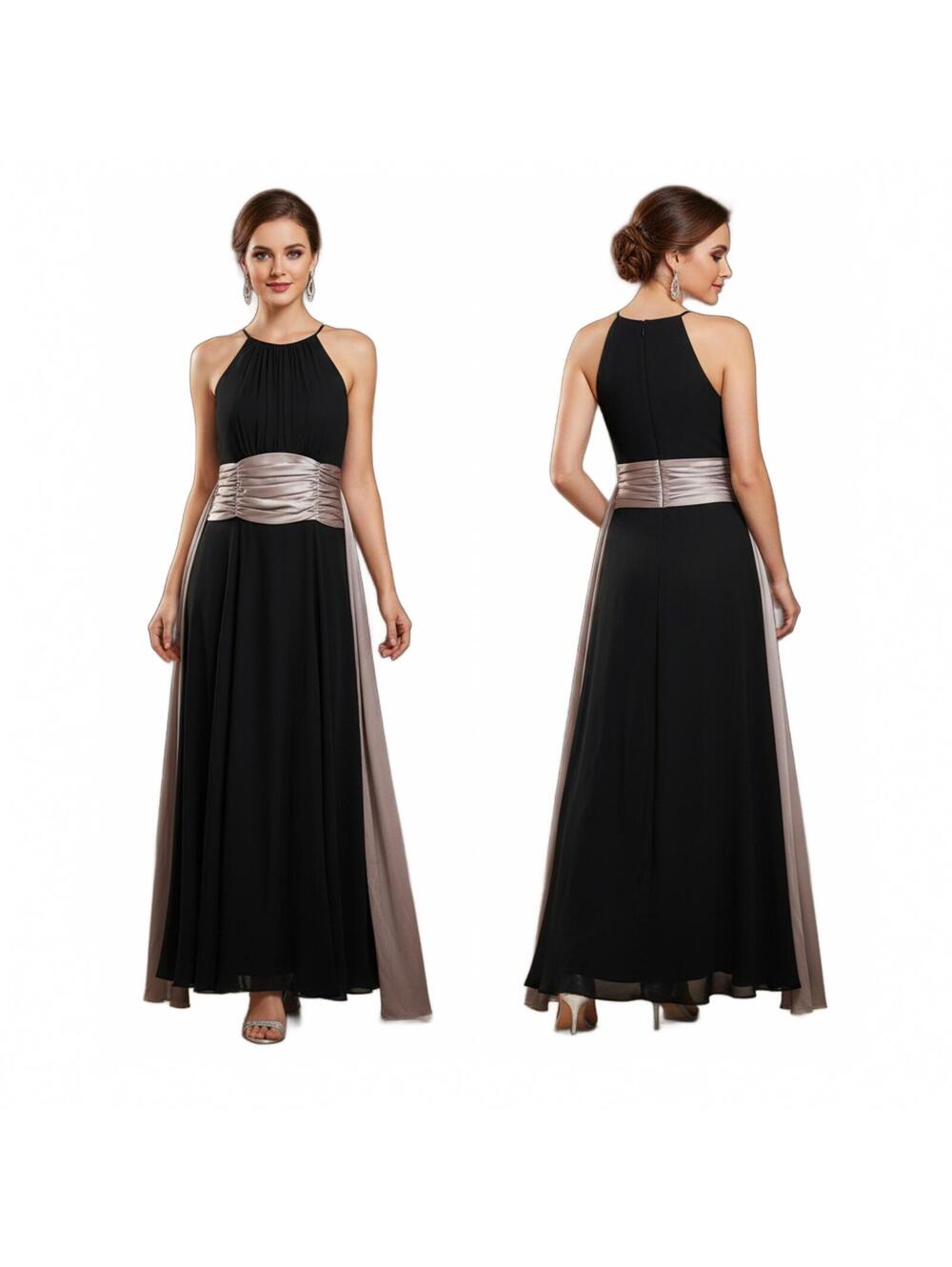 Dressbarn Halter Sleeveless Midi Dress‎